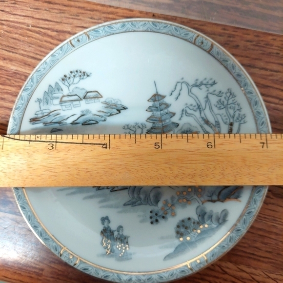 Vintage* 70s Hand-painted Kutani Porcelain Plate - Picture 4 of 4